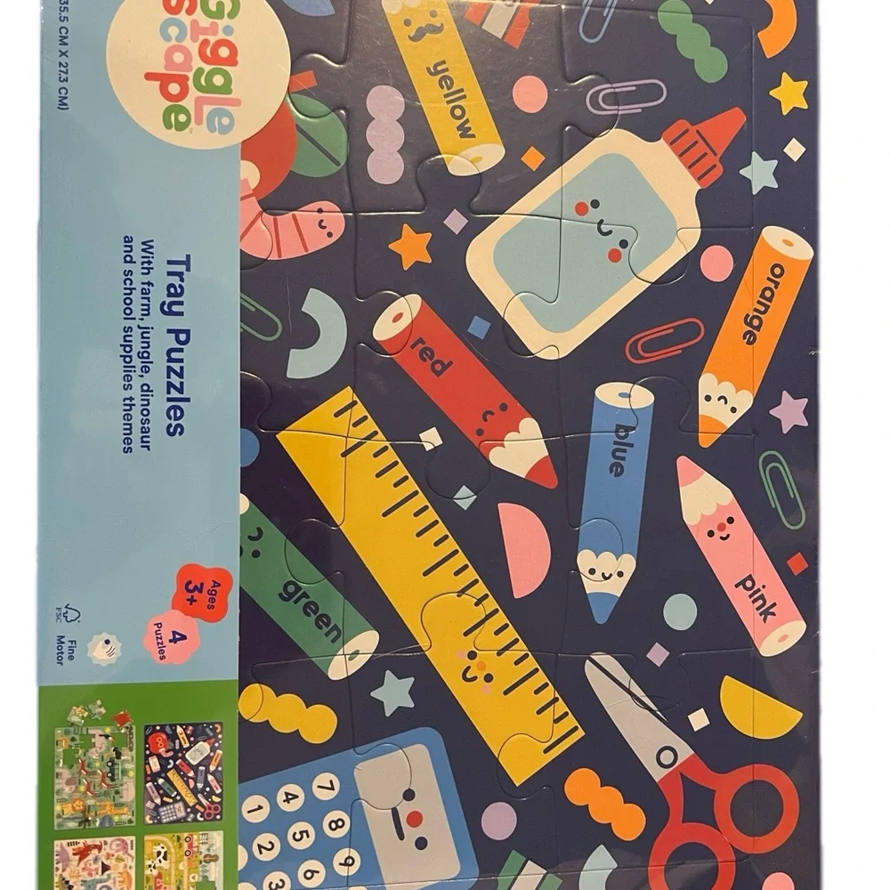 Tray‎ Puzzles - Multicolor